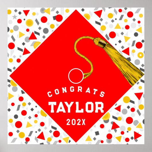 Diploma-uitreikingsfeestposter Poster (Voorkant)