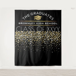 Diploma-uitreikingsfotohokje achtergrond wandkleed