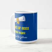 Diploma voor de Afstuderen 15 oz Koffiemok (Voorkant links)