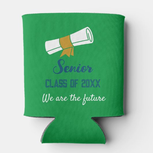 Diploma voor de Afstuderen schuimKoelbox Blikjeskoeler (Achterkant)