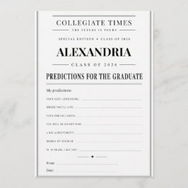 Diploma Voorspellingskaart, Klas van 2026 Advieskaart