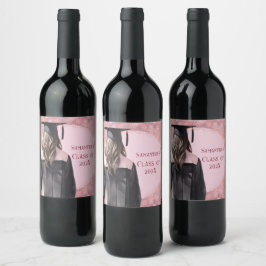 Diploma-wijn Gepersonaliseerde etiketten