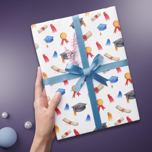 Diploma's afstuderen Caps Cadeaupapier