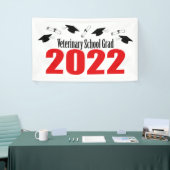 Diploma's en Afstudeerder van de diergeneeskunde 2 Spandoek (Beurs)