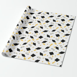 Diploma's en afstudeerhoeden cadeaupapier