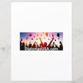 diploma's of diploma's op de middelbare school Rep (Voorkant)