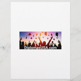 diploma's of diploma's op de middelbare school Rep Briefhoofd