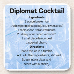 Diplomat Cocktail Recipe Bier Onderzetter