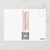 Diplomatie Briefkaart (Achterkant)