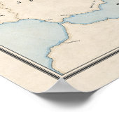 Diplomatiekaart van Europa Poster (Hoek)