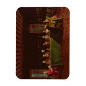 Diplomatieke bijeenkomst (olie op canvas) magneet (Verticaal)