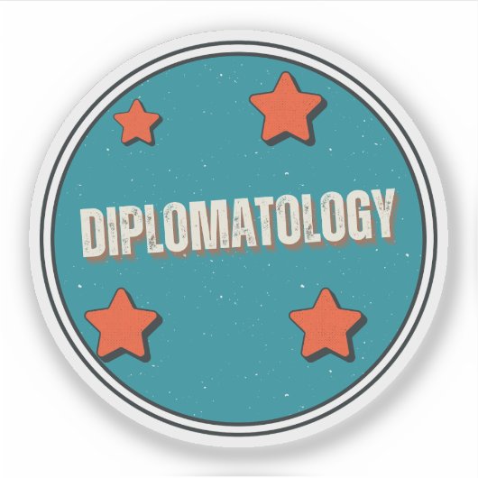 Diplomatologie Sticker (Voorkant)