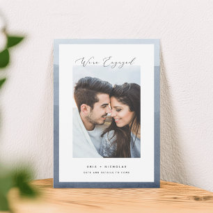 Dipped Border   Foto-Verloving Aankondiging