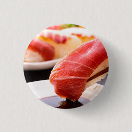 Dipped in Flavor – Sushi Badge by SUSHIMI Ronde Button 3,2 Cm