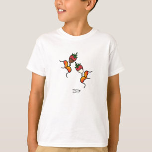 dippende muackS!!! Aardbei en Chocolade Jongen T-shirt