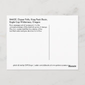 DIPPER-HERFSTEN en -FORMULIER Briefkaart (Achterkant)