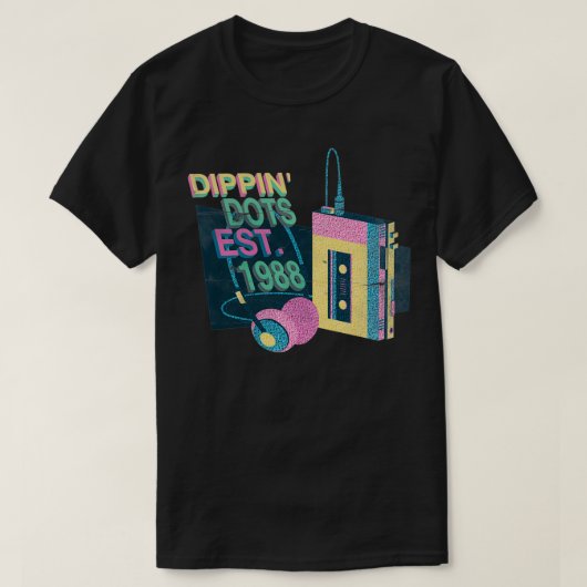 Dippin' Dots Music To Our Ears Since 1988  T-shirt (Design voorkant)