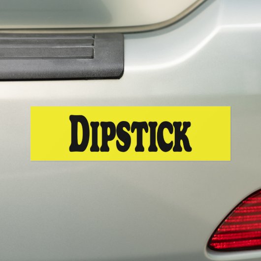 Dipstick Bumpersticker (Op auto)