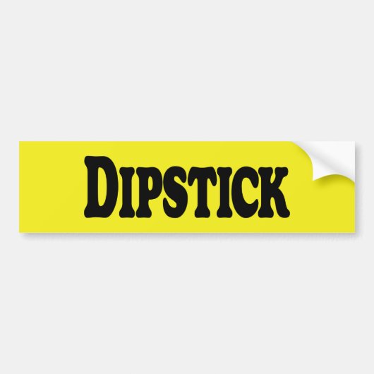 Dipstick Bumpersticker (Voorkant)