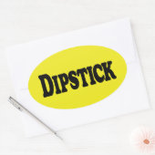 Dipstick Ovale Sticker (Envelop)