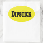 Dipstick Ovale Sticker (Tas)