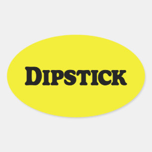 Dipstick Ovale Sticker