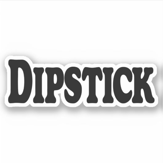 Dipstick Sticker (Voorkant)