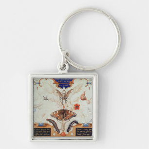 Diptych met bloemen en insecten, 1591 sleutelhanger