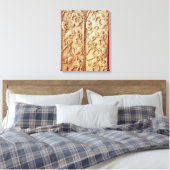 Diptych met een leeuwenjachtscène canvas afdruk (Insitu (Slaapkamer))