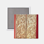 Diptych met een leeuwenjachtscène magneet (Voorkant / Achterkant)