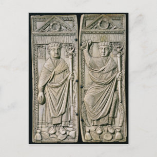 Diptych of Boethius Consul in 487 AD Briefkaart