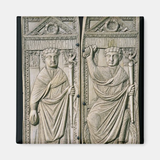 Diptych of Boethius Consul in 487 AD Magneet (Voorkant)