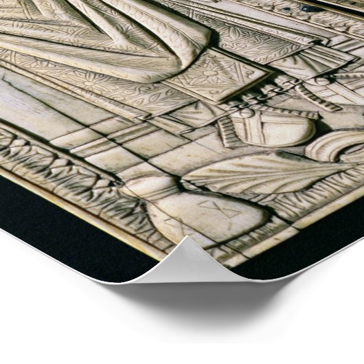 Diptych of Boethius Consul in 487 AD Poster (Hoek)