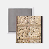 Diptych toont de Miracles van Christus Magneet (Voorkant / Achterkant)