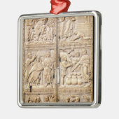 Diptych toont de Miracles van Christus Metalen Ornament (Links)