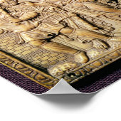 Diptych toont de Miracles van Christus Poster (Hoek)