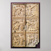 Diptych toont de Miracles van Christus Poster (Voorkant)