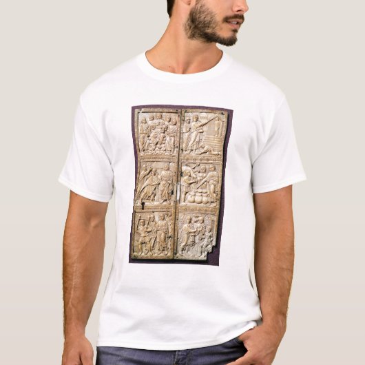 Diptych toont de Miracles van Christus T-shirt (Voorkant)