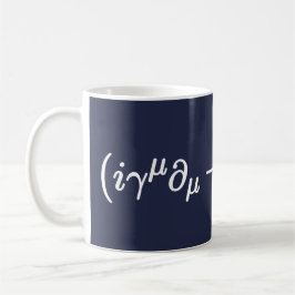 Dirac Equation Science wiskundige vergelijkingen M Koffiemok