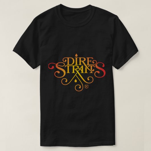 Dire Straat opnieuw T-shirt (Design voorkant)