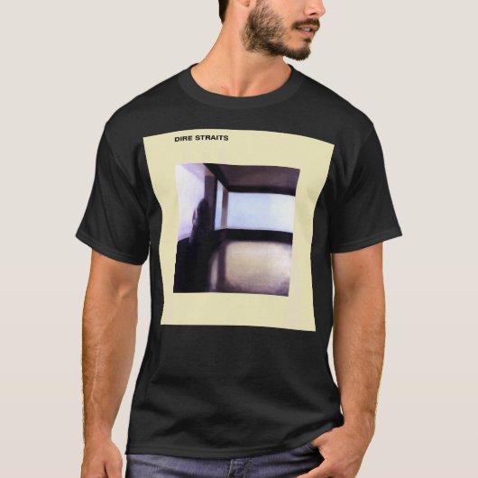 Dire Straits 1978 Debut Poster T-shirt (Voorkant)