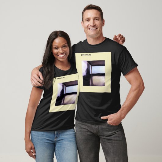 Dire Straits 1978 Debut Poster T-shirt (Unisex)