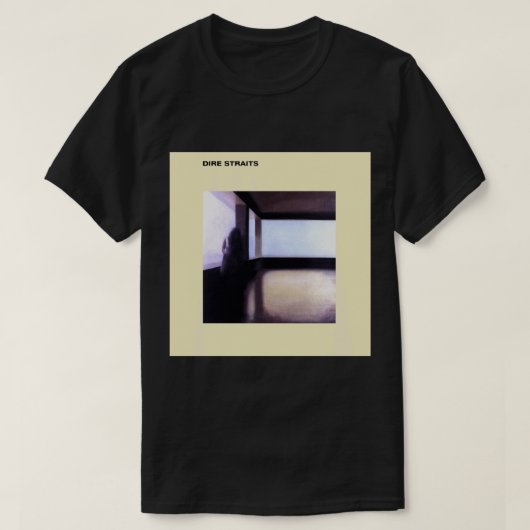 Dire Straits 1978 Debut T-shirt (Design voorkant)