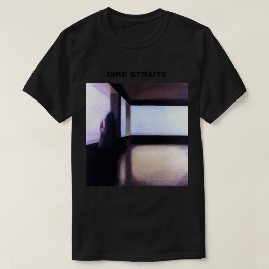 Dire Straits 1978 Debut T-shirt (Design voorkant)