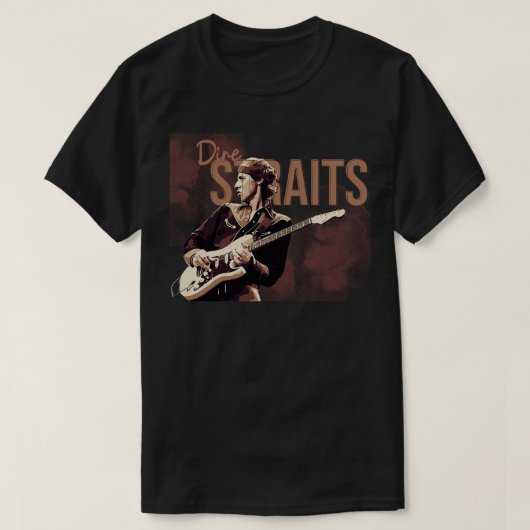 Dire Straits Classic rock T-shirt (Design voorkant)