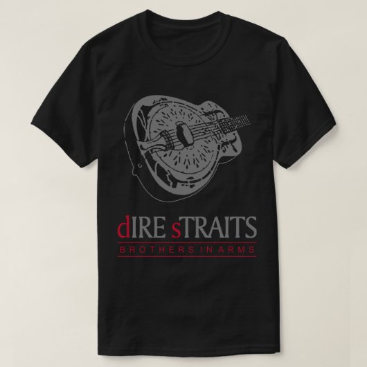 DIRE STRAITS - FRÈRES D_ARMES essel T-shirt (Design voorkant)