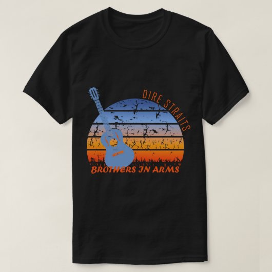 DIRE STRAITS - FRÈRES D_ARMES essel T-shirt (Design voorkant)
