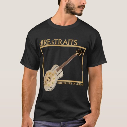 Dire Straits - Gitaar T-shirt (Voorkant)