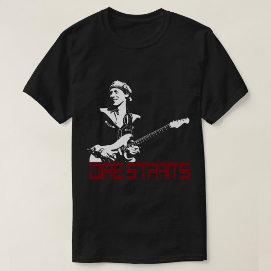 Dire Straits Rock band T-shirt (Design voorkant)