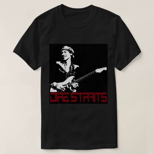 Dire Straits Rock band T-shirt (Design voorkant)
